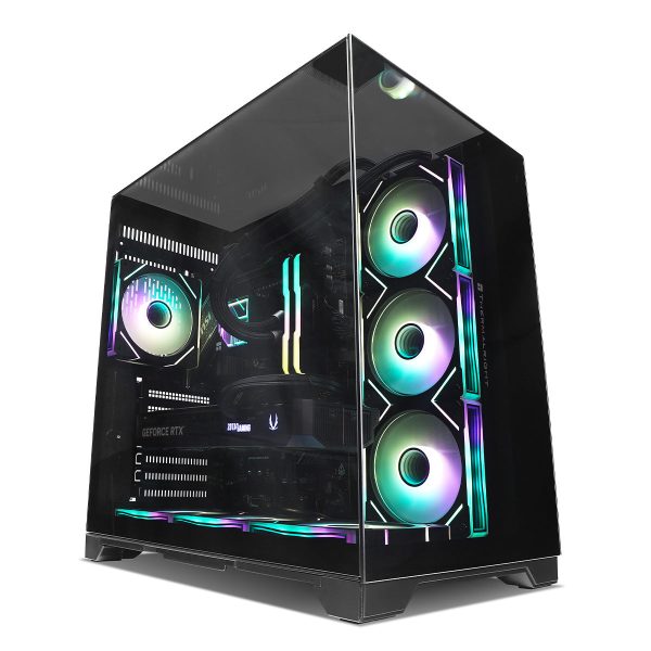 Equinox AMP RTX 5070 Ti Ryzen 7 9800X3D Gaming PC - BLACK