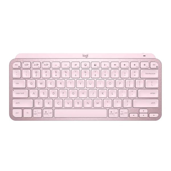 Logitech MX Keys Mini Wireless Illuminated Keyboard - Rose