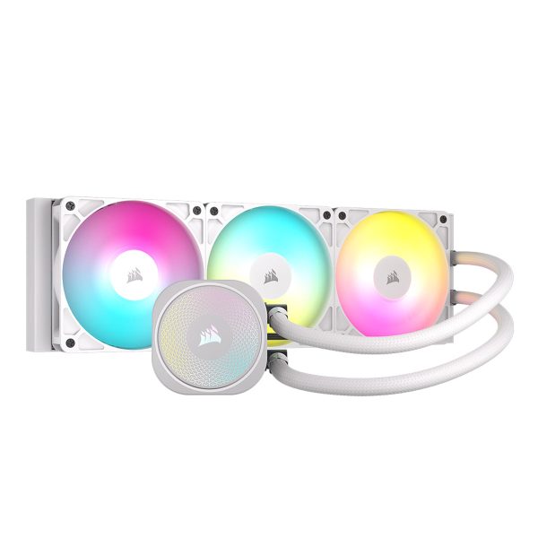 Corsair NAUTILUS 360 ARGB White 360mm AIO Liquid CPU Cooler