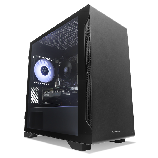 Arasaka RTX 3050 Ryzen 3 4100 Gaming PC - Black