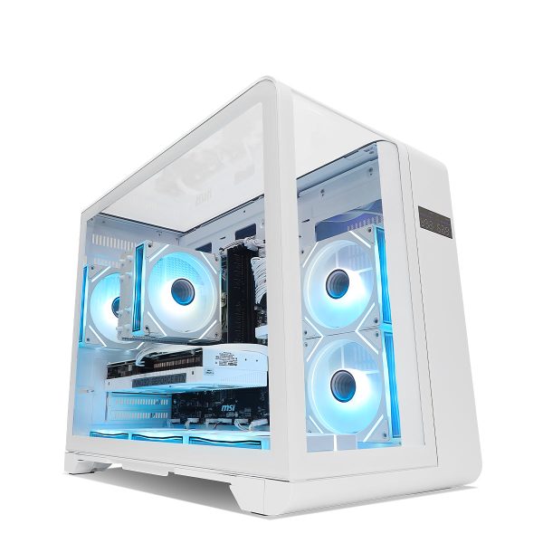 Singularity RTX 5060 Ti 8GB Ryzen 5 5600X EVO Gaming PC - WHITE