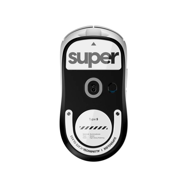 Pulsar Superglide Glass Mouse Skates for Logitech G Pro X Superlight 2 Type-S - White
