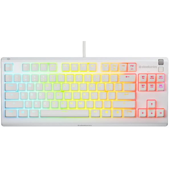 SteelSeries Apex 3 TKL Wired RGB Gaming Keyboard - White