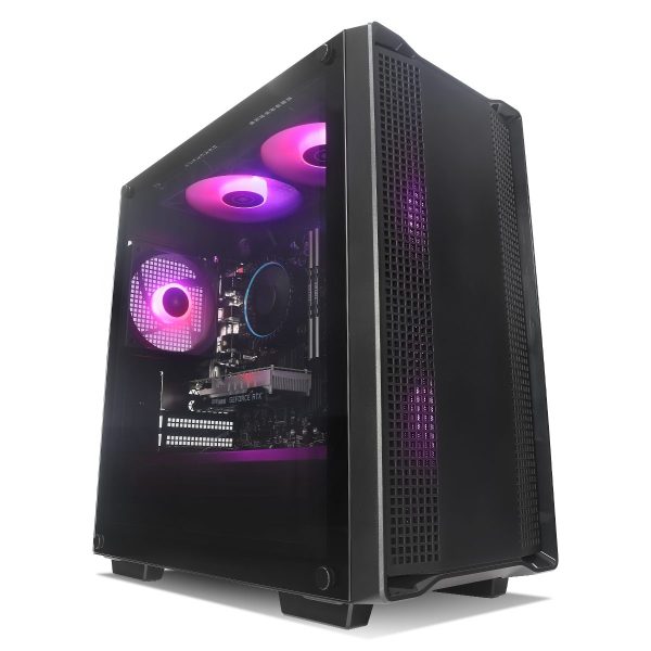 Militech ENCORE GO RTX 3050 Core i5-12400F Gaming PC - Black