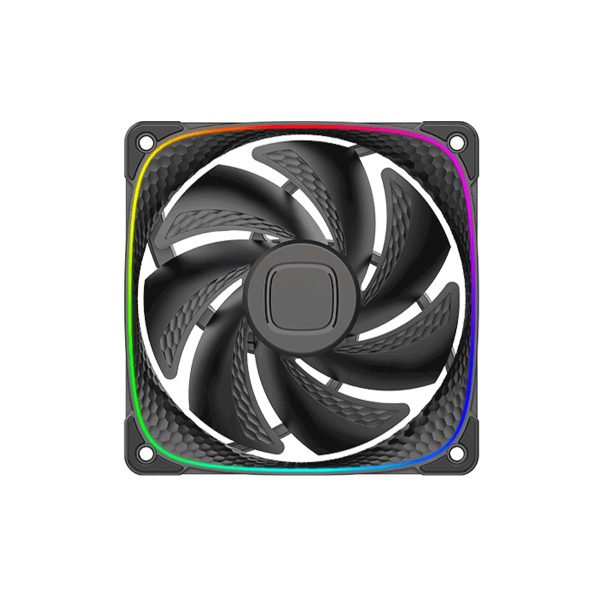 Geometric Future Squama 2503 120mm RGB PWM Case Fan - Black