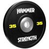 Hammer Strength Urethane Black Bumpers - 35 lbs.