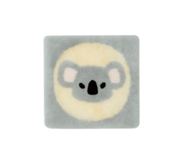 AUSTRALIAN SHEPHERD® Square Australian Sheepskin Wool Cushion