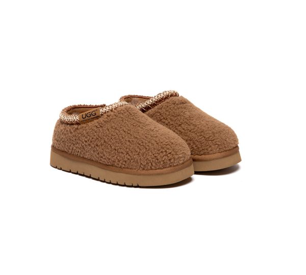 AUSTRALIAN SHEPHERD® UGG Slippers Kids Sheepskin Wool Ankle Tayla