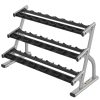 Axiom 3-tier Saddle Dumbbell Rack, Short Length, No Weights