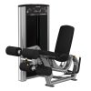 Axiom Series Leg Curl / Extension - platinum frame, black upholstery