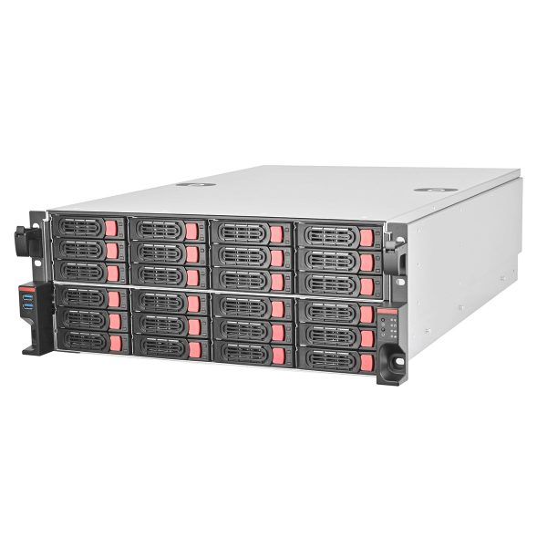 Silverstone RM43-324-RS 4U 24-Bay 2.5''/3.5'' HDD Rackmount Server Chassis
