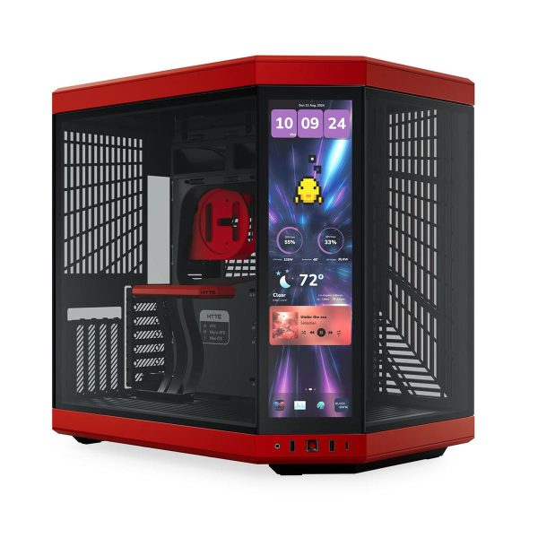 Hyte Y70 Touch Infinite Full Tower Case - Black Cherry