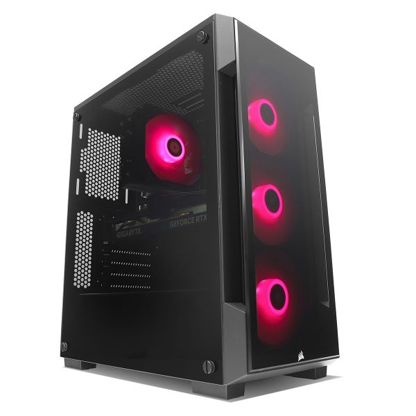 Marauder NEO RTX 4060 Ryzen 7 5700X Gaming PC - BLACK