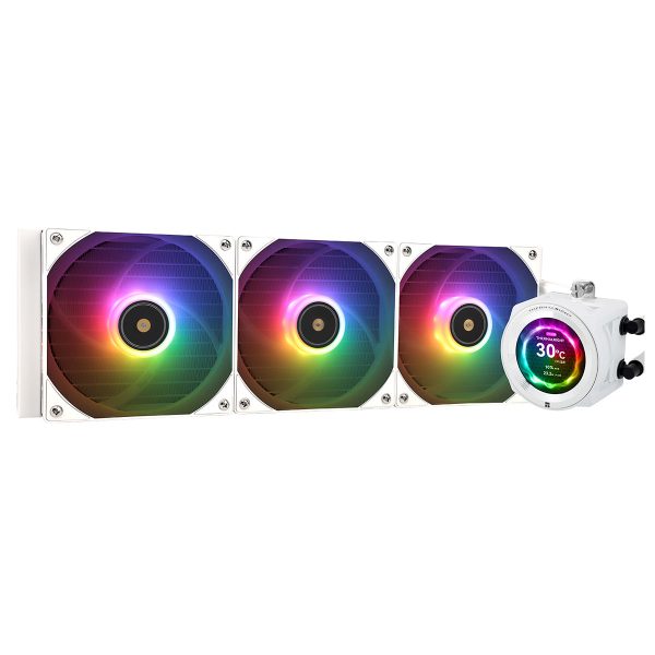Thermalright Core Vision 360 White ARGB 360mm LCD AIO Liquid CPU Cooler