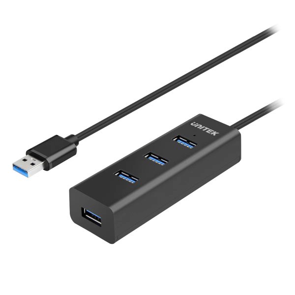 Unitek Y-3089 USB 3.0 4-Port Hub With USB-A Connector Cable