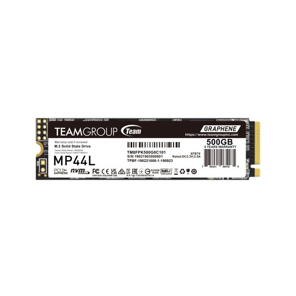 TeamGroup MP44L 500GB M.2 Gen4 NVMe SSD